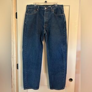 Mens Levi’s Jeans 550 Dark Blue 38 x 32